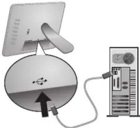 AGFAPHOTO AF 5105MS - Conectarea la un calculator - 1