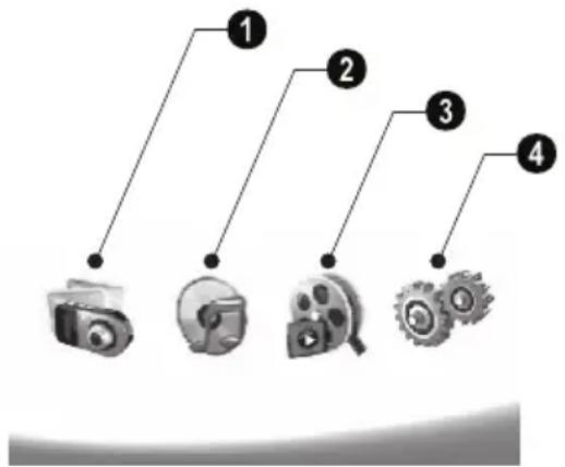 AGFAPHOTO AF 5105MS - Przeglad funkcjimenu - 1