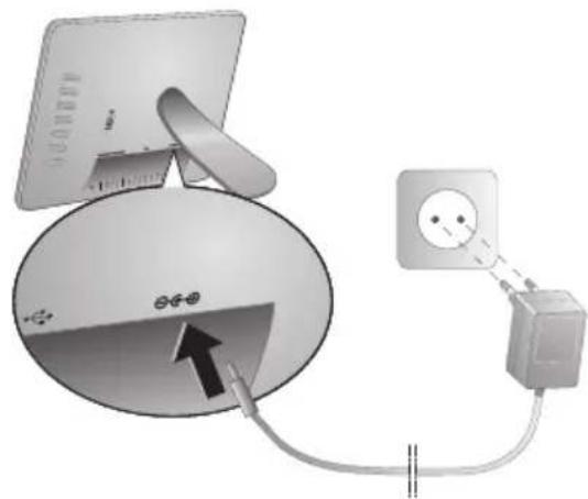 AGFAPHOTO AF 5105MS - Conectar el cable de alimentación - 2