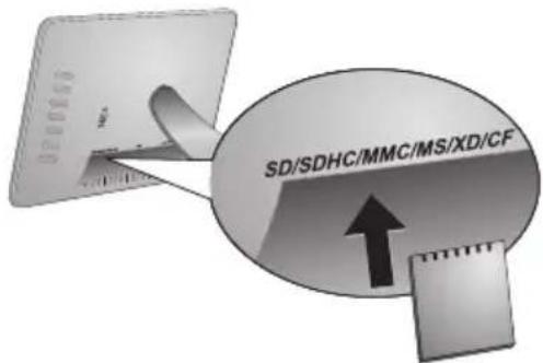 AGFAPHOTO AF 5105MS - Introducerea unui card dememorie - 1