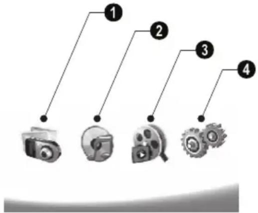 AGFAPHOTO AF 5105MS - Übersicht der Menüfunktionen - 1