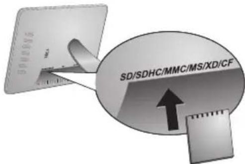 AGFAPHOTO AF 5105MS - Speicherkarte einsetzen - 1