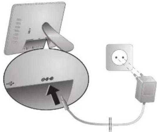AGFAPHOTO AF 5105MS - Netkabel aansluiten - 1
