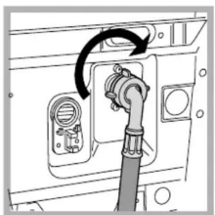 INDESIT WITXL 109 - Connecting the water inlet hose - 2