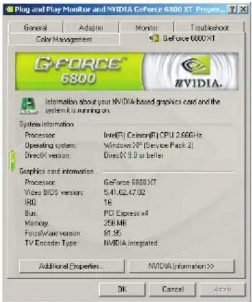 ECS N8400GS512DS - Informação sobre o cartão VGA - 1