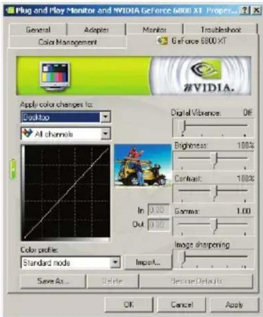 ECS N9500GTC1GQSF - Correction chromatique - 1