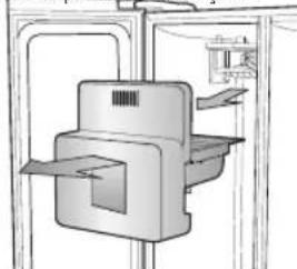 SAMSUNG RSH5UTRS - DÉMONTAGE DES ACCESSOIRES DU CONGÉLATEUR - 4