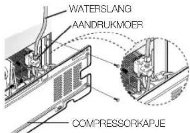 WATERSLANG AANDRUKMOER COMPRESSORKAPJE