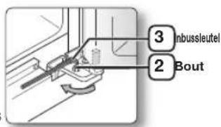 3 Inbussleutel 2 Bout