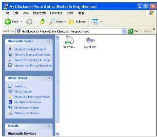 KeySonic ACK3400 BT - Keyboard installation under Bluetooth driver software WIDCOMM - 5