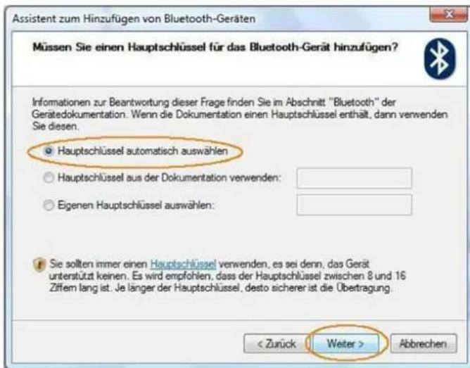 KeySonic ACK3400 BT - Installation of the included Bluetooth adapter under Windows XP / Vista - 5