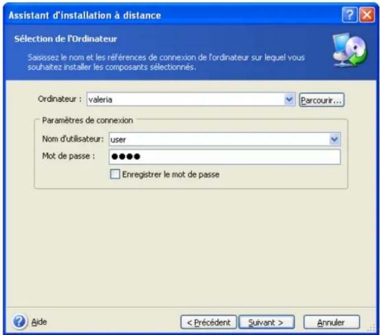 ACRONIS Recovery for MS SQL Server - Installation à distance de l'Agent d'Acronis Recovery for MS SQL Server - 4
