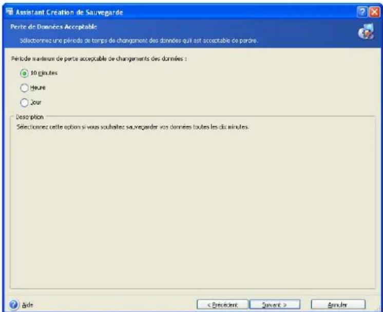 ACRONIS Recovery for MS SQL Server - Perte de Données Acceptable - 1