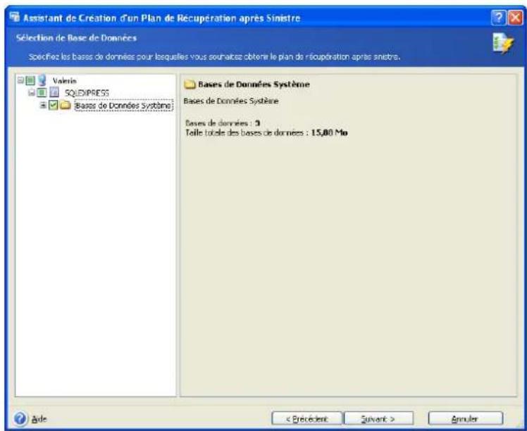 ACRONIS Recovery for MS SQL Server - Affichage immédiat du plan de récupération en cas de sinistre - 2