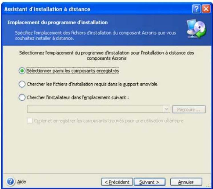 ACRONIS Recovery for MS SQL Server - Installation à distance de l'Agent d'Acronis Recovery for MS SQL Server - 1