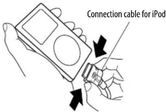 JVC KDPDR50 - Connect an iPod. - 1