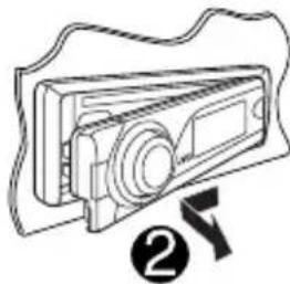 JVC KDPDR50 - Desmontaje del panel de control - 2