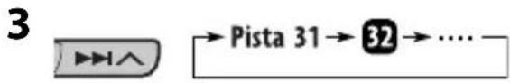 JVC KDPDR50 - Salto rápido de las pistas durante la reproducción - 3