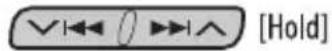 JVC KDPDR50 - To fast-forward or reverse the track - 1