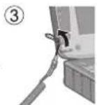 PANASONIC Toughbook 19 - Attacher le stylet à l'ordinateur - 4