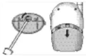 PHILIPS SCX465 - Austauschen des Akkupacks der Elterneinheit - 1