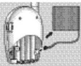 PHILIPS SCX465 - Austauschen des Akkupacks der Elterneinheit - 2