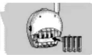 PHILIPS SCX465 - Käytäminen paristoilla - 1