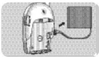 PHILIPS SCX450 - Udskiftning af batterienheden (lille forældreenhed) - 2