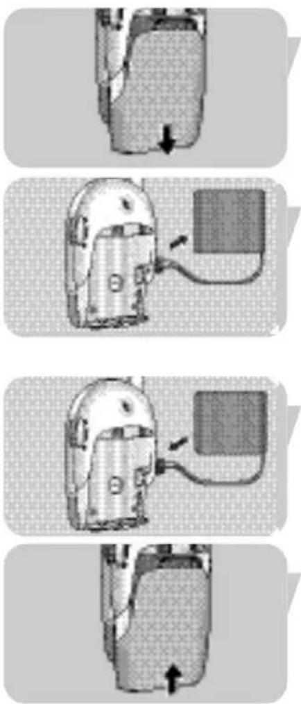 PHILIPS SCX450 - Batterijen vervangen (kleine oudereenheid) - 1