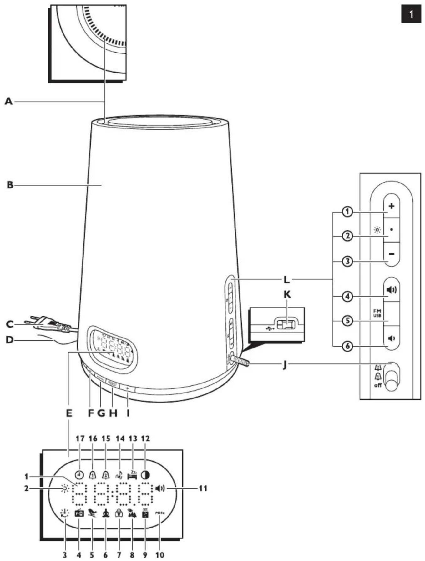 PHILIPS Wakeup Light Plus HF3485 - 2