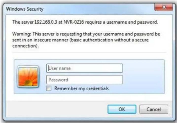 LEVELONE NVR0208 - Tilgå NVR med dens standard IP adresse - 2