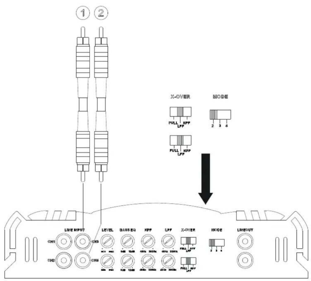 MAC AUDIO MPX 2000 - HÖGTALARANSLUTNINGAR - 4