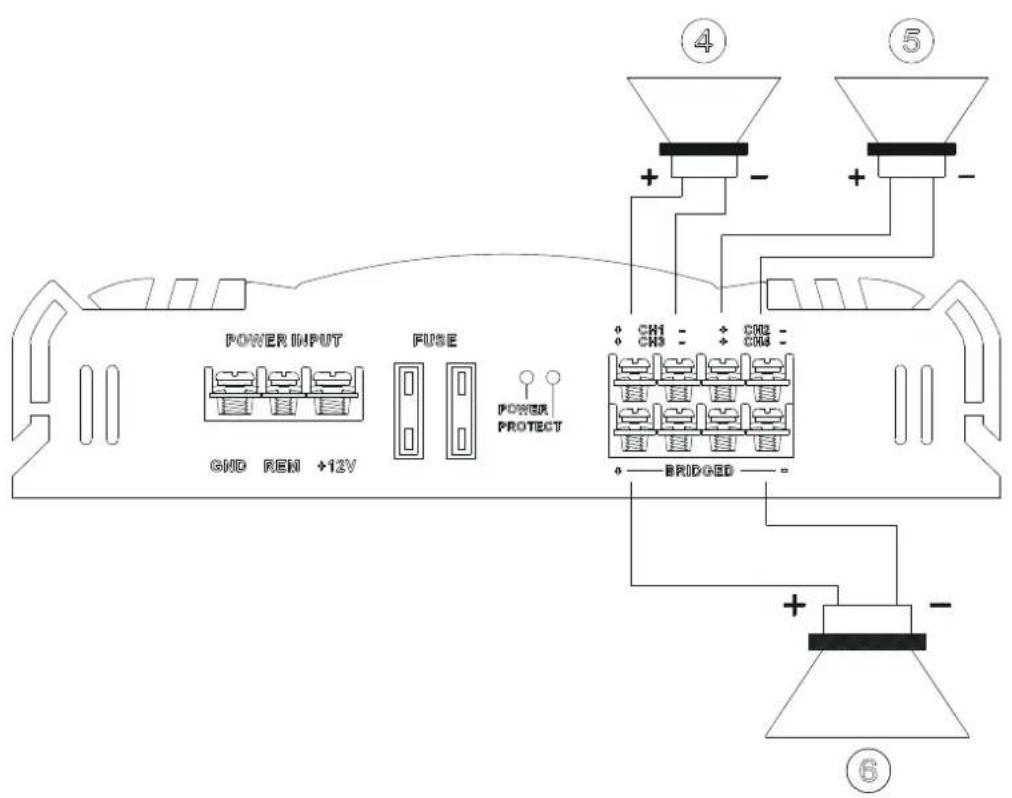 MAC AUDIO MPX 2000 - HÖGTALARANSLUTNINGAR - 3