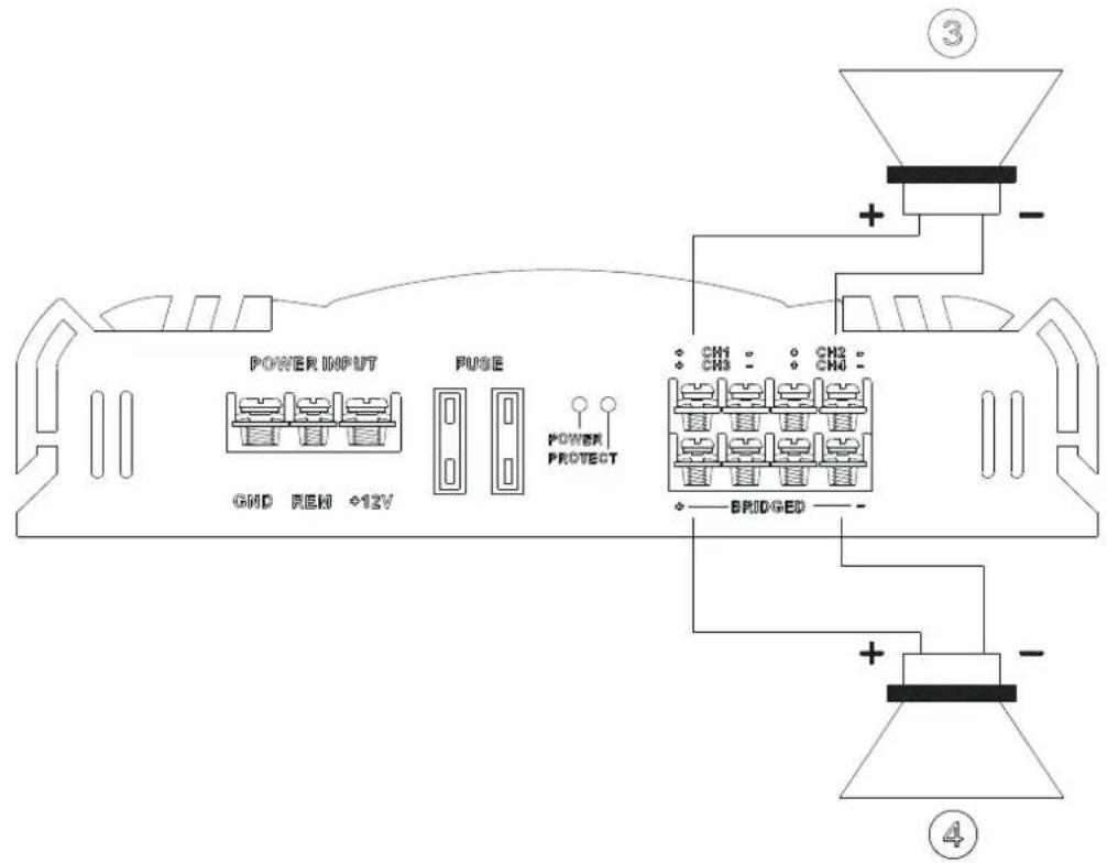 MAC AUDIO MPX 2000 - HÖGTALARANSLUTNINGAR - 5