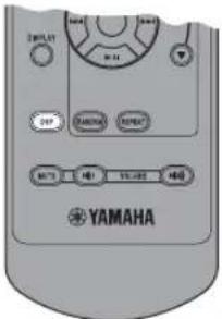 YAMAHA TSX120 - De DSP-stand omschakelen - 1