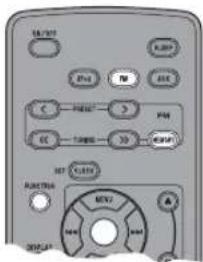 YAMAHA TSX120 - Radiozenders voorprogrammeren - 1