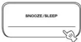 YAMAHA TSX120 - Tenere premuto SNOOZE/SLEEP per 2 secondi. - 1