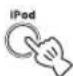 YAMAHA TSX120 - Selecteer iPod. - 1