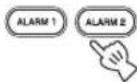 YAMAHA TSX120 - Premere ALARM1/ALARM2. - 1