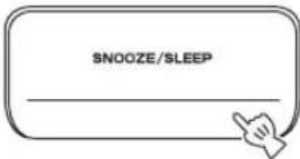 YAMAHA TSX120 - Uso della funzione snooze. - 1