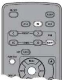 YAMAHA TSX120 - Présélection des stations radio - 1