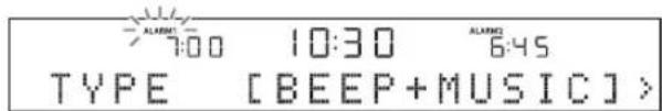 YAMAHA TSX120 - Selezionare e impostare, nell'ordine, TYPE BEEP SOURCE VOLUME. - 2