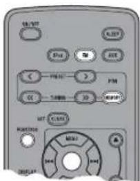 YAMAHA TSX120 - Vorprogrammierung von Radiosendern - 1
