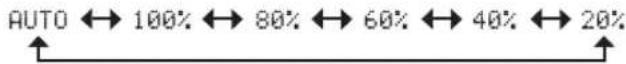 YAMAHA TSX120 - Select the desired dimmer level. - 2