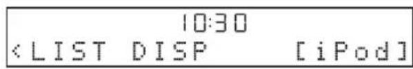 YAMAHA TSX120 - Wahlen Sie LIST DISP aus dem Menu FUNCTION. - 2