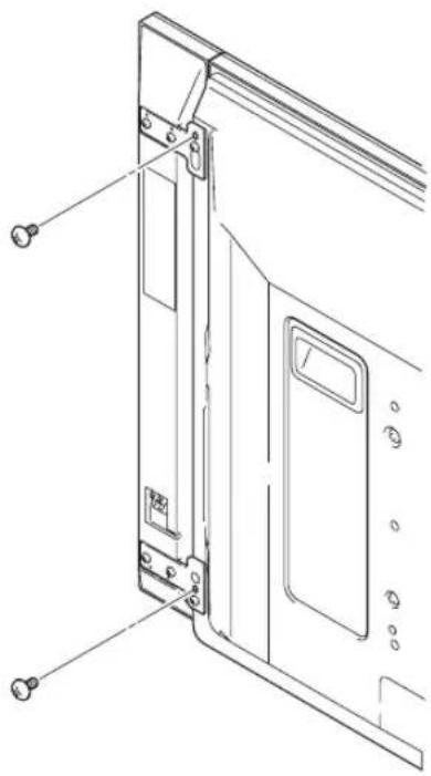 PIONEER PDPS58 - Cuelgue el accesorio de montaje del altavoz en el perno que ha atornillado en la parte superior. Paraarlo, deslice la parte más ancha por encima de el y después bajo el altavoz y encajelo en la ranura; atornille provisionalmente el perno inferior. - 2