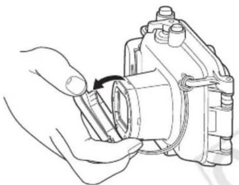 CANON PowerShot SD990 IS - Abnehmen der Streuscheibe - 1