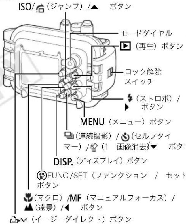 CANON PowerShot SD990 IS - 背面 - 1