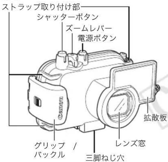 CANON PowerShot SD990 IS - 前面 - 1