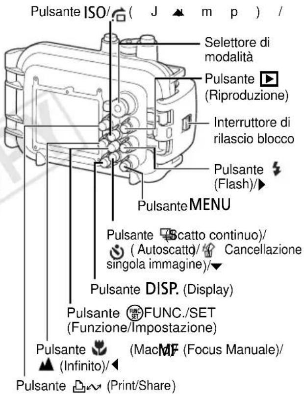 CANON PowerShot SD990 IS - Parte posteriore - 1